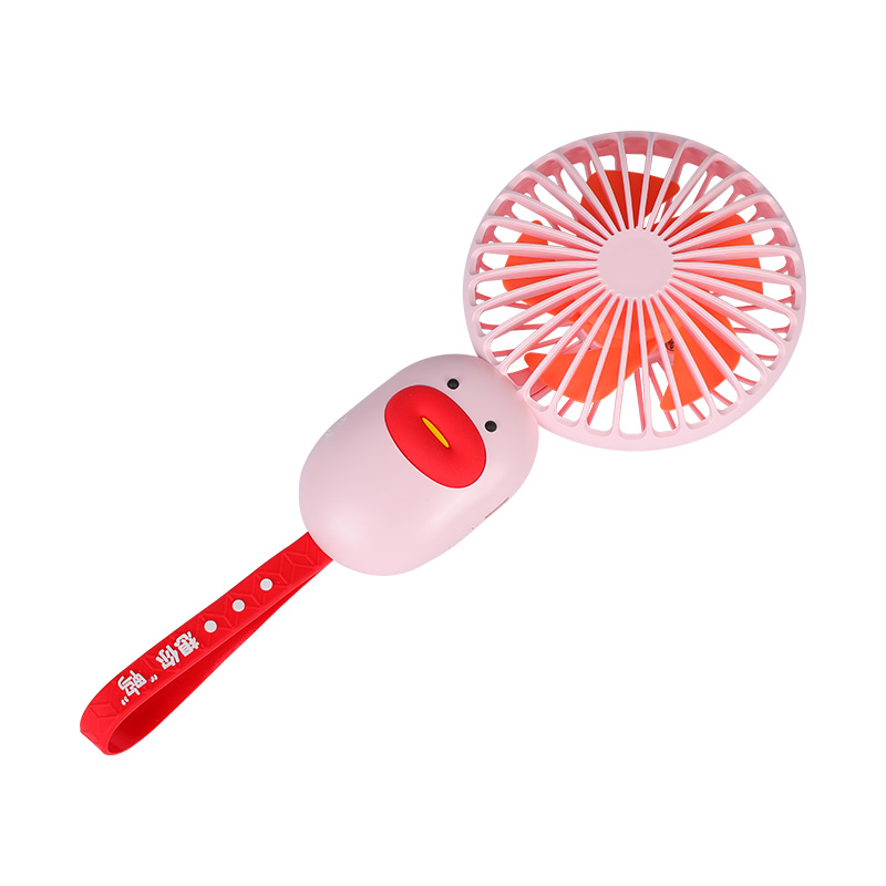 Ventilador pequeño silencioso portátil con tema de pato graffiti