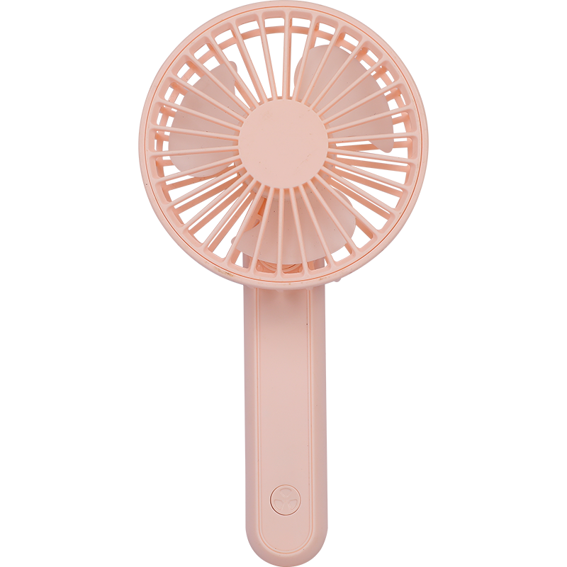 Mini ventilador portátil de mano de polvo suave con control de botón único