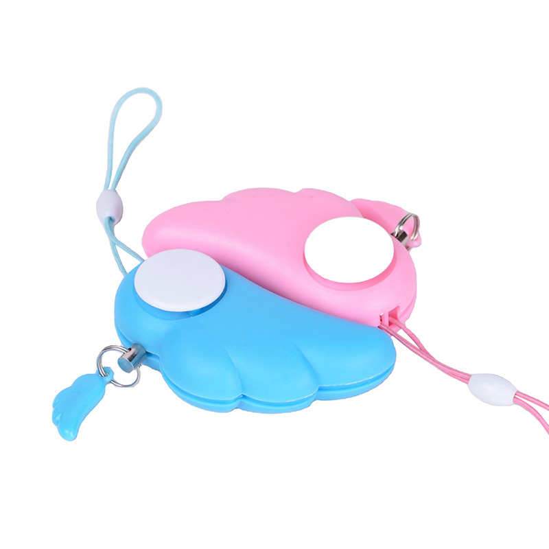 Mini llavero de alarma colorido para seguridad infantil con función SOS