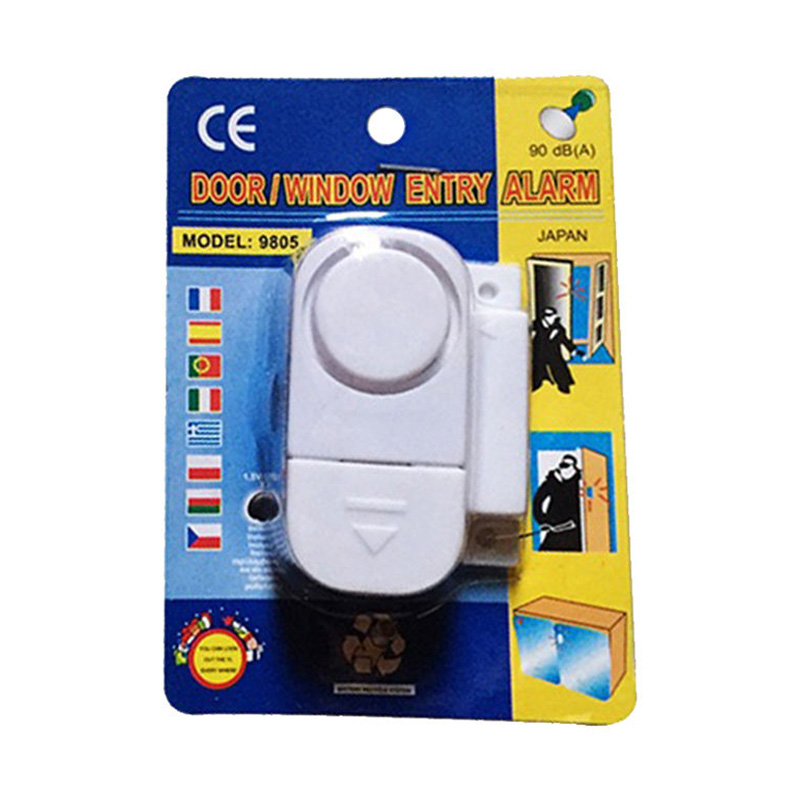 Alarma con sensor magnético inalámbrico para puertas y ventanas, sencilla y eficaz