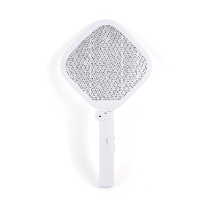 Apisonador de mosquitos eléctrico ligero blanco minimalista
