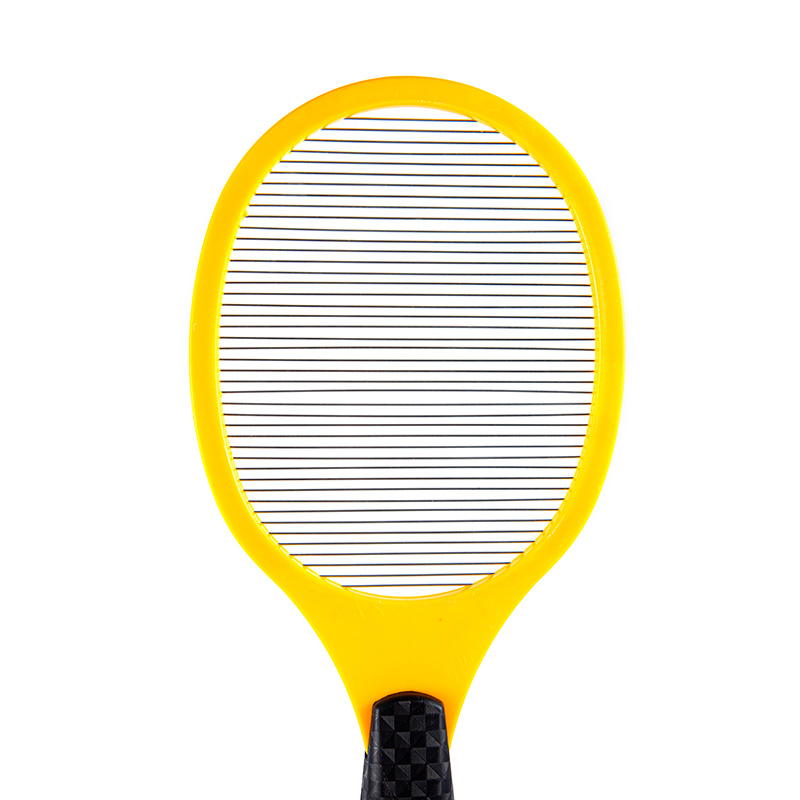 Aplastador de mosquitos eléctrico de una sola capa eficiente con agarre cómodo