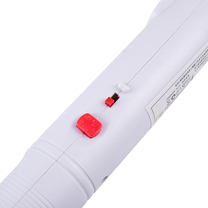 Aplastador de mosquitos eléctrico ligero con mango antideslizante blanco