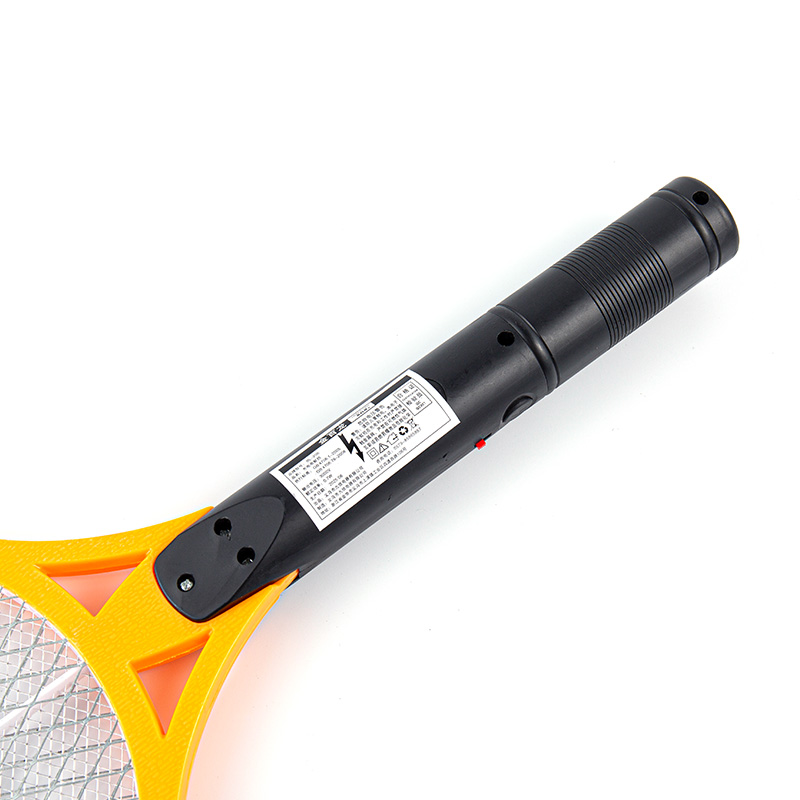 Aplastador de mosquitos eléctrico de mano con cerradura de seguridad